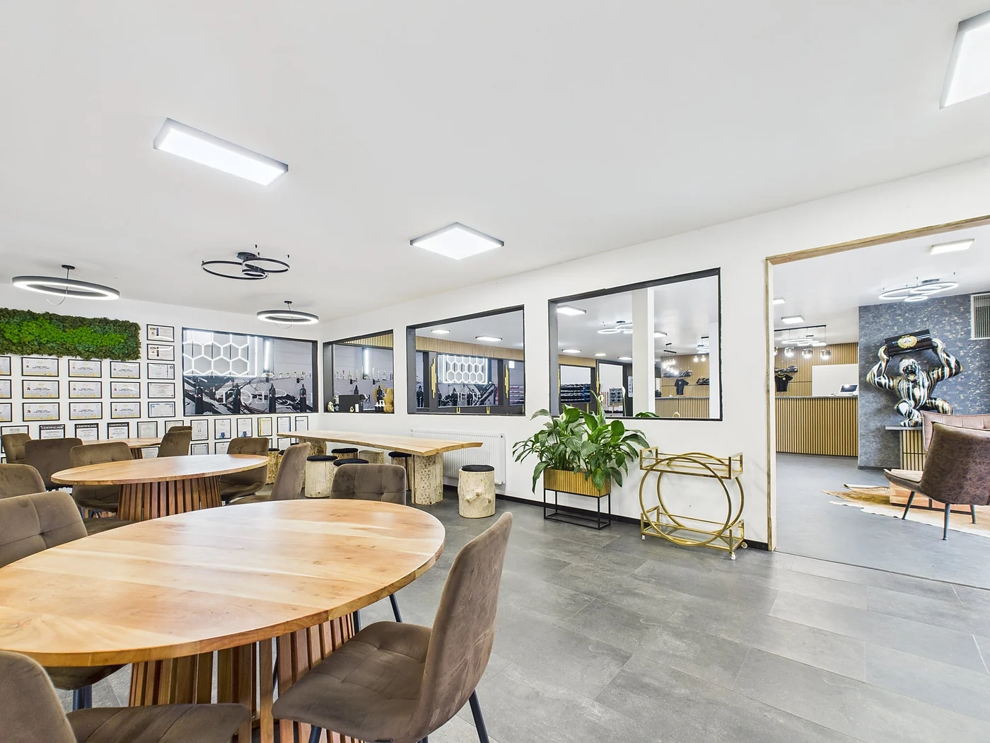 Empfang und Lounge der Kampfsport Schmiede Heilbronn